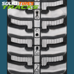 Set of 2, 230x72x36 Heavy Duty Rubber Track
