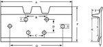 Yanmar 450mm Bolt-On Rubber Pad